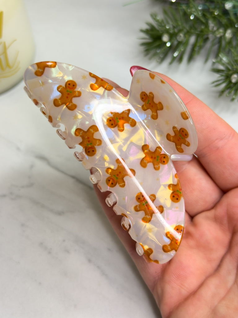 Gingerbread Glam Holiday Claw