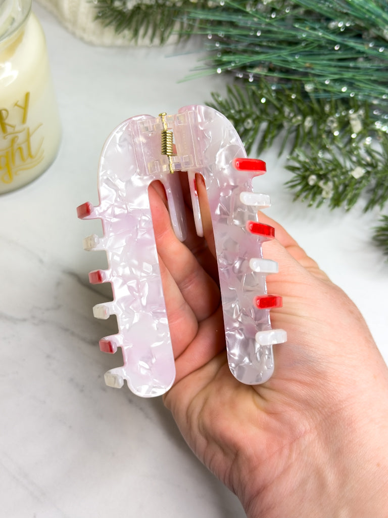 Candy Cane Holiday Claw