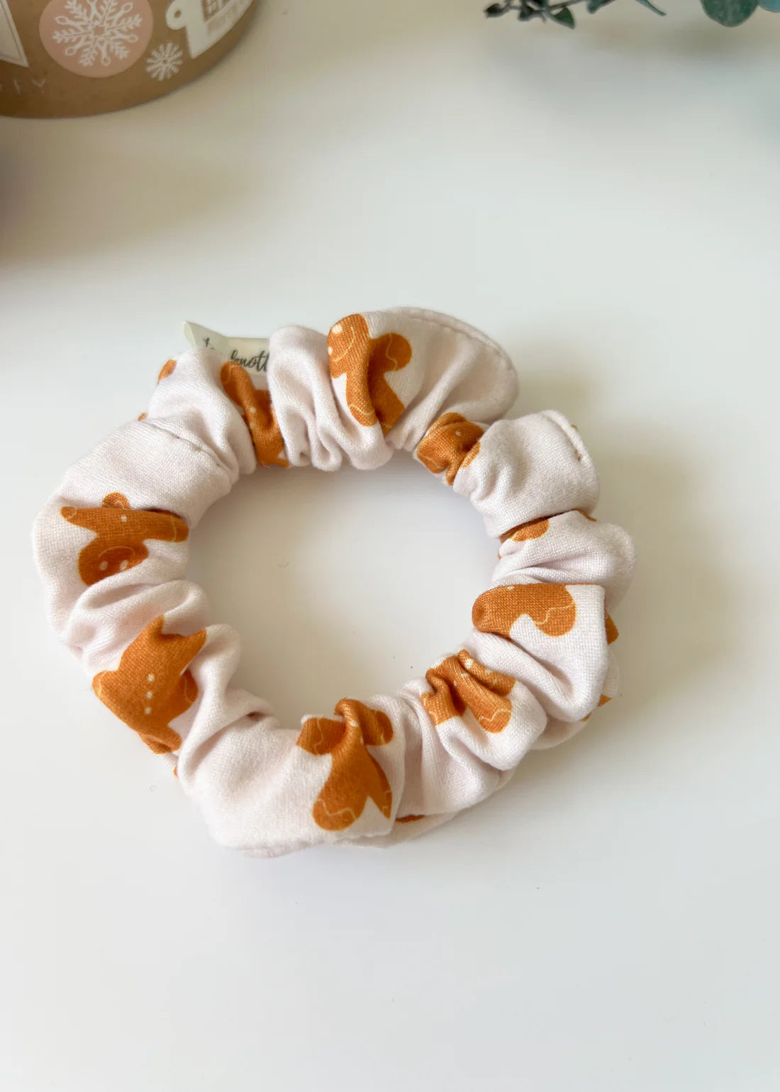 Gingerbread Man Scrunchie