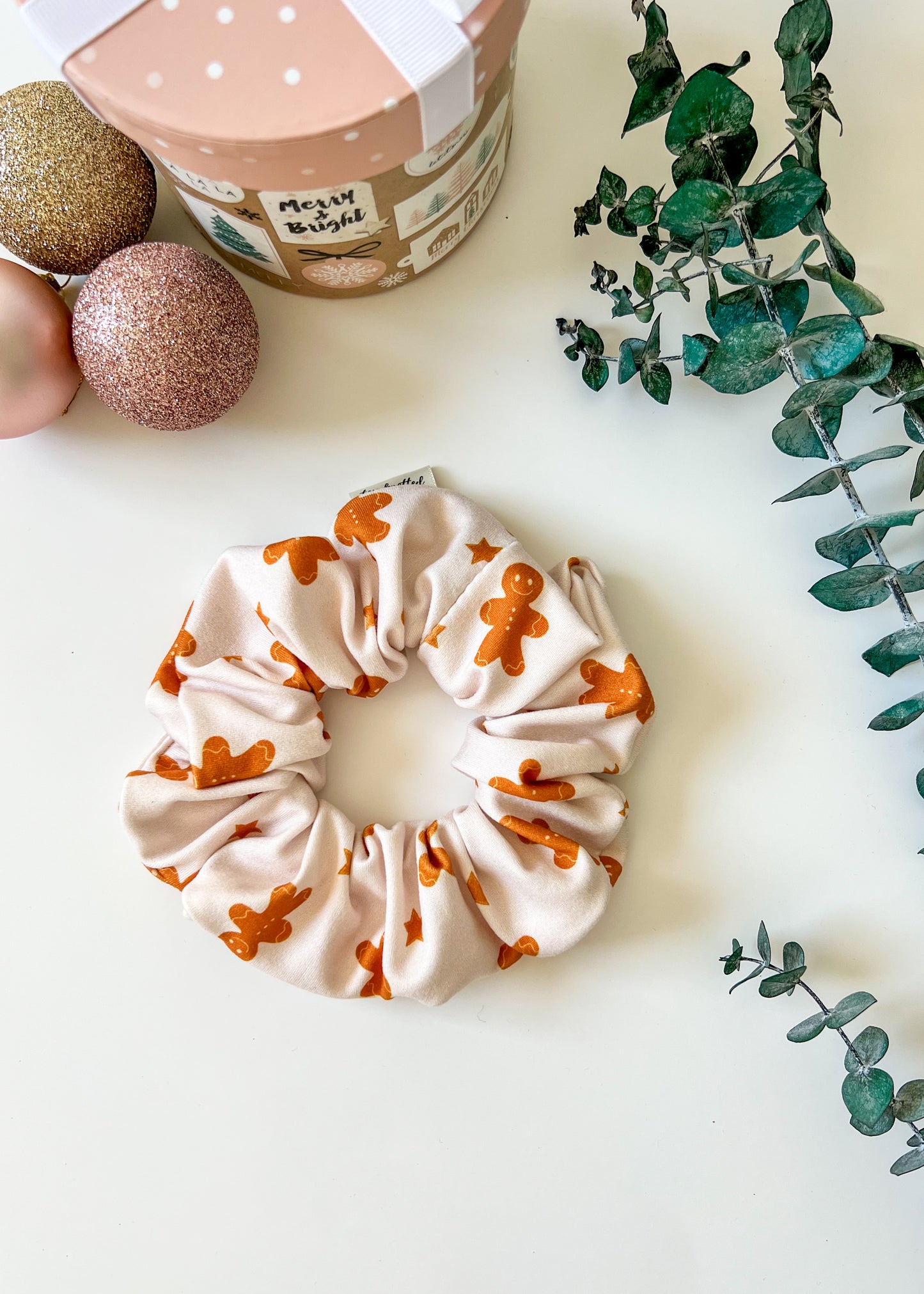Gingerbread Man Scrunchie