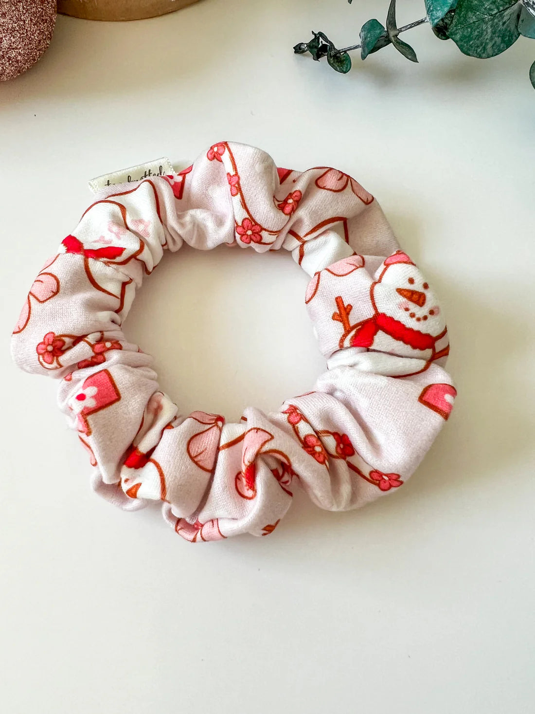 Floral Frosty Scrunchie