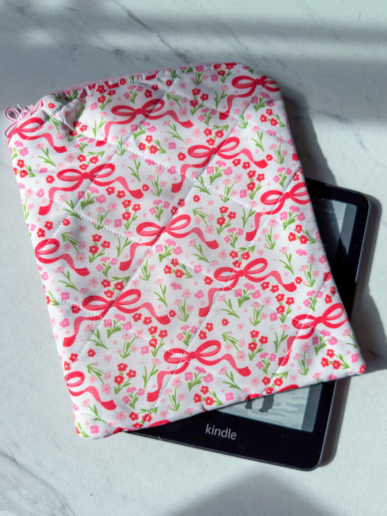 Floral Bow Kindle Sleeve