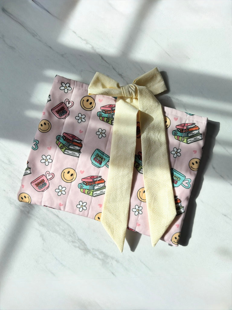 Book Club Quilted Book Sleeve