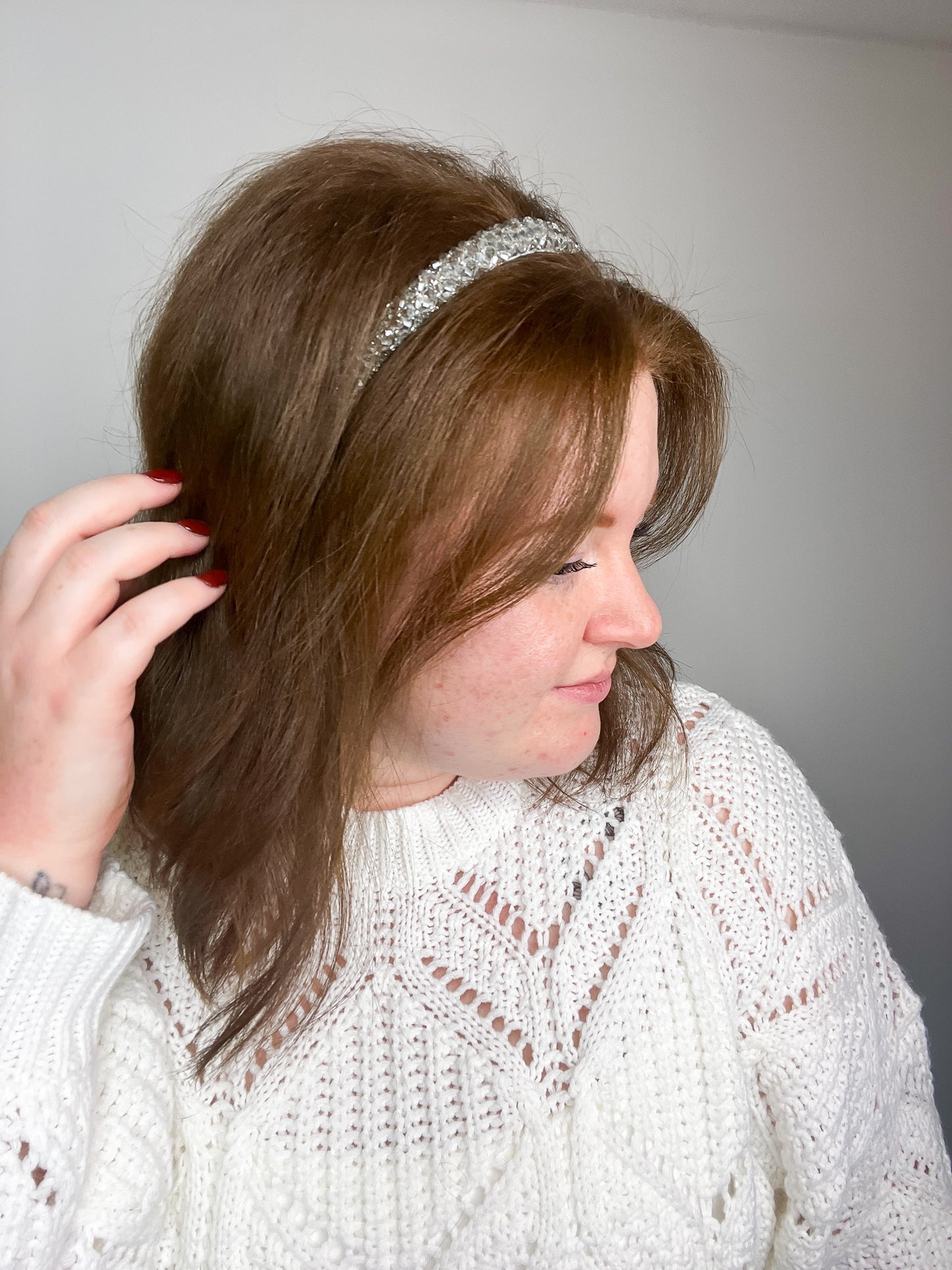 Silver | Skinny Jewel Headband