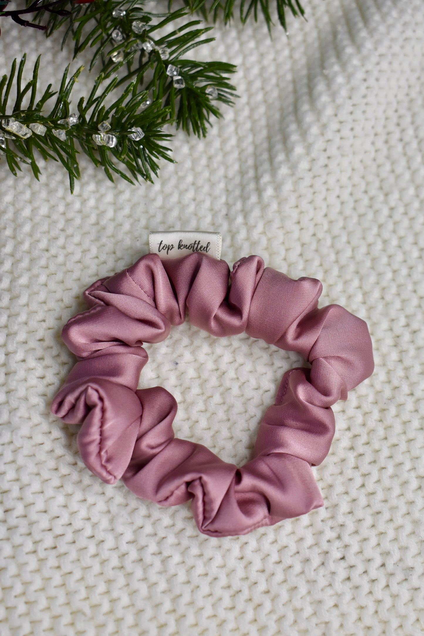 Frosted Pink | Skinny Scrunchie