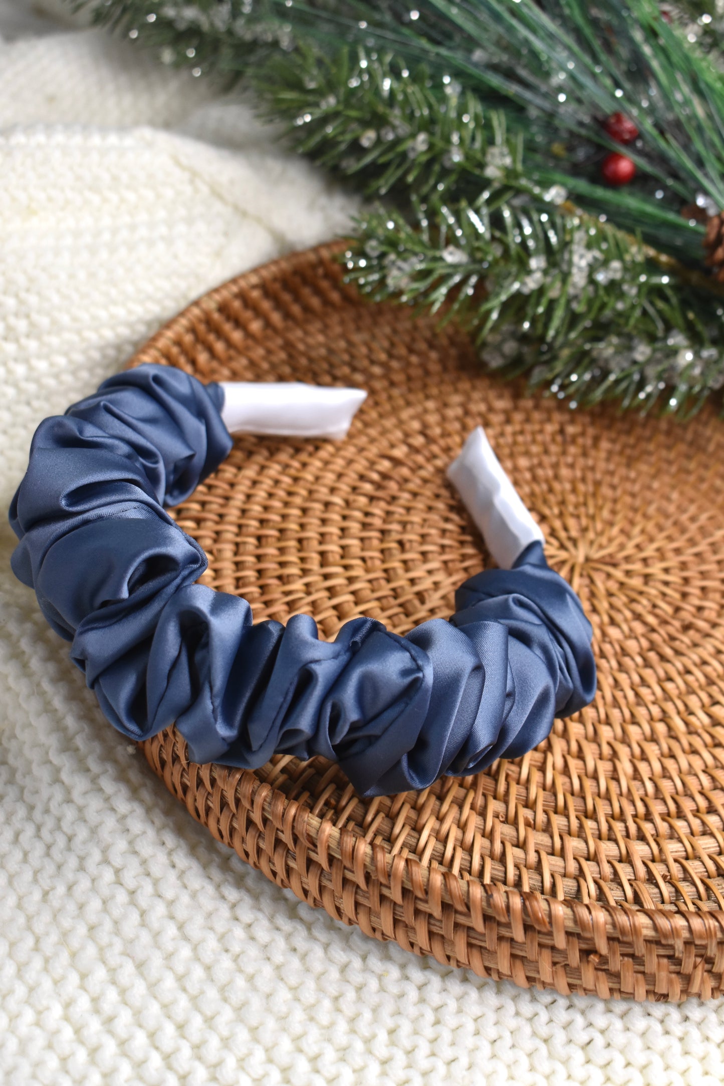 Midnight Blue | Scrunchie Headband