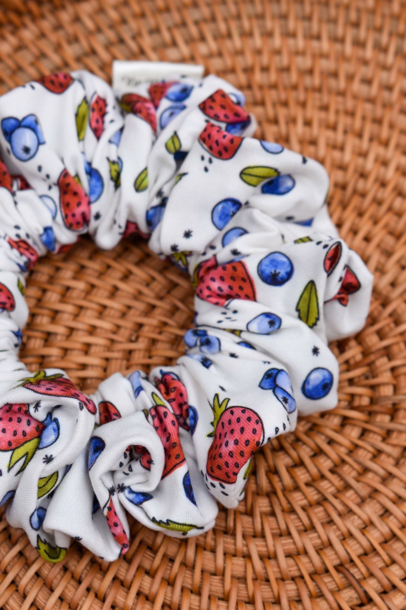 Berries + Cream Scrunchie
