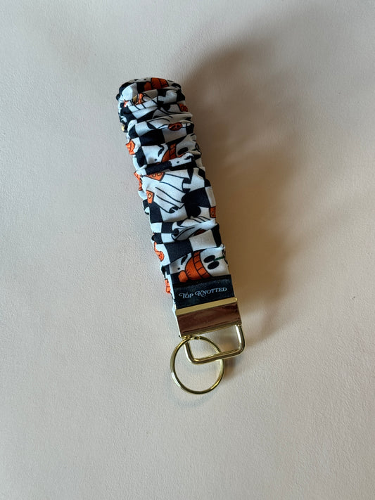 Spooky Sips Scrunchie Wristlet