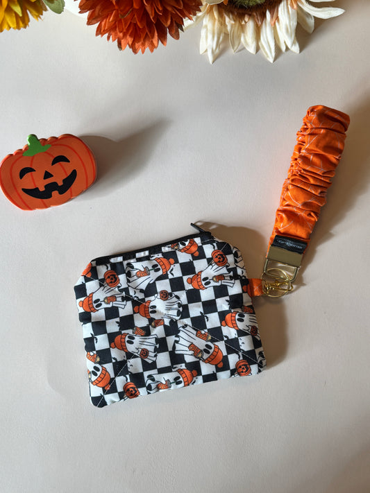 Spooky Sips Mini Wallet Keychain