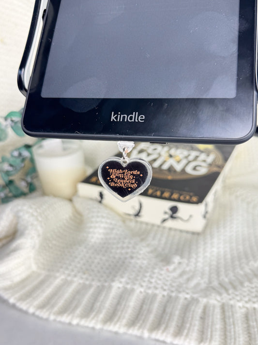 High Lords & Wing Leaders Book Club Kindle Charm