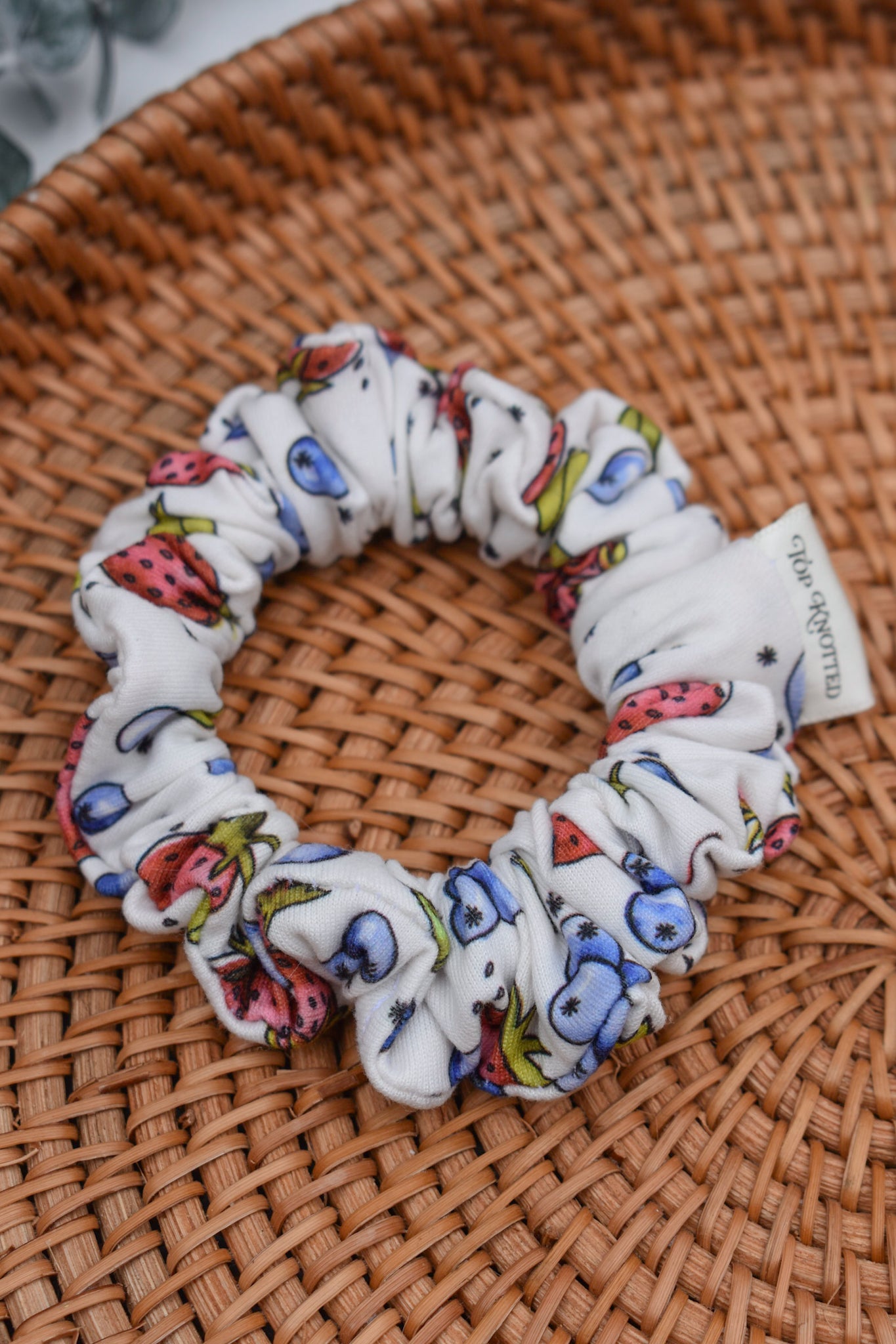 Berries + Cream Scrunchie