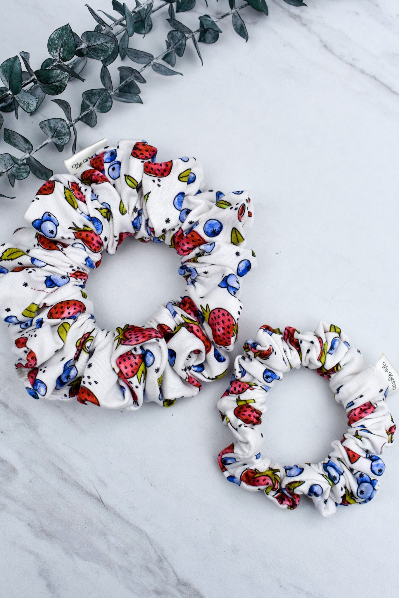 Berries + Cream Scrunchie