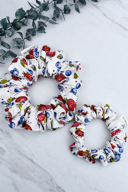 Berries + Cream Scrunchie