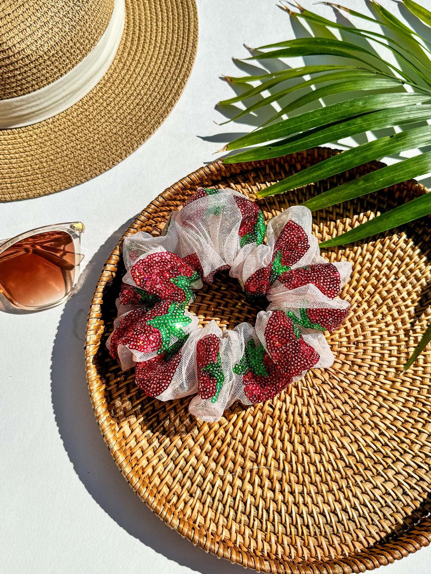 Strawberry Fields | Classic Scrunchie