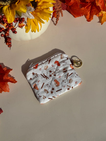 Autumn Treats Mini Wallet Keychain