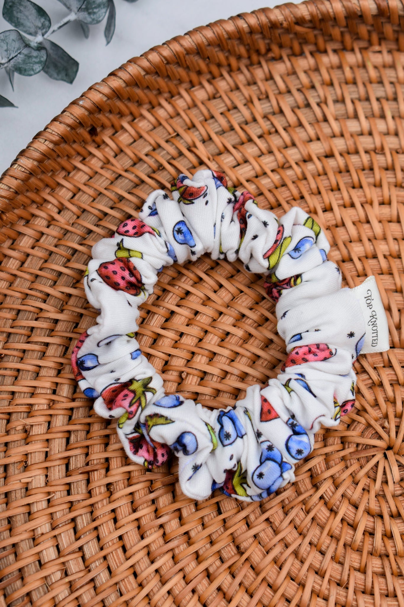 Berries + Cream Scrunchie