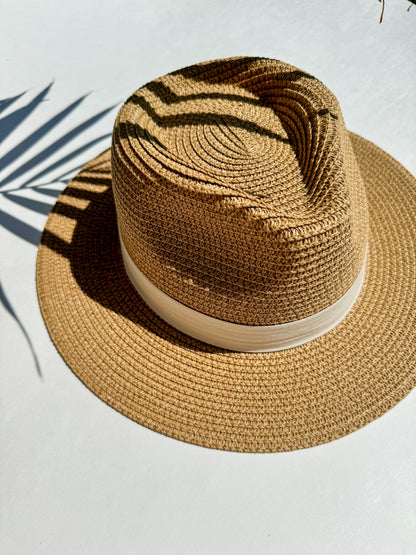 Vacay Vibes Straw Hat With Ribbon