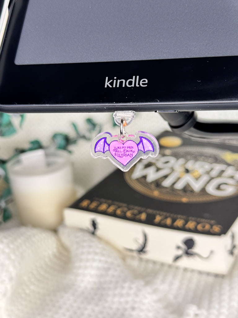 I Like My Men Tall, Dark & Illyrian Kindle Charm