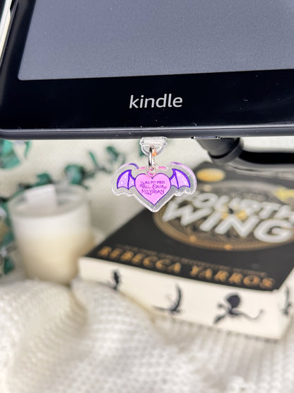 I Like My Men Tall, Dark & Illyrian Kindle Charm