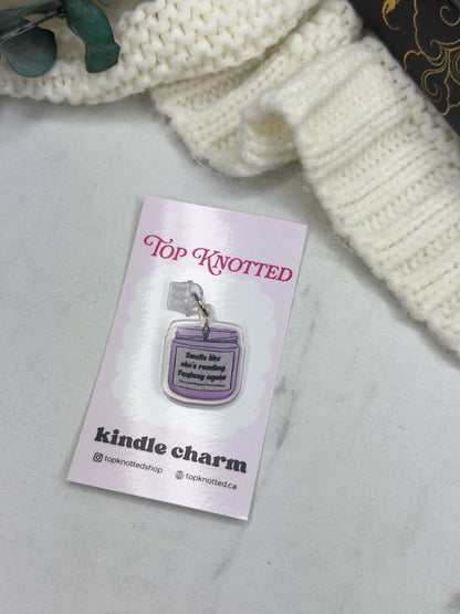 Smells Like She's Reading Fantasy Kindle Charm