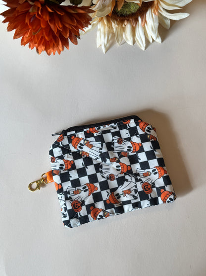 Spooky Sips Mini Wallet Keychain