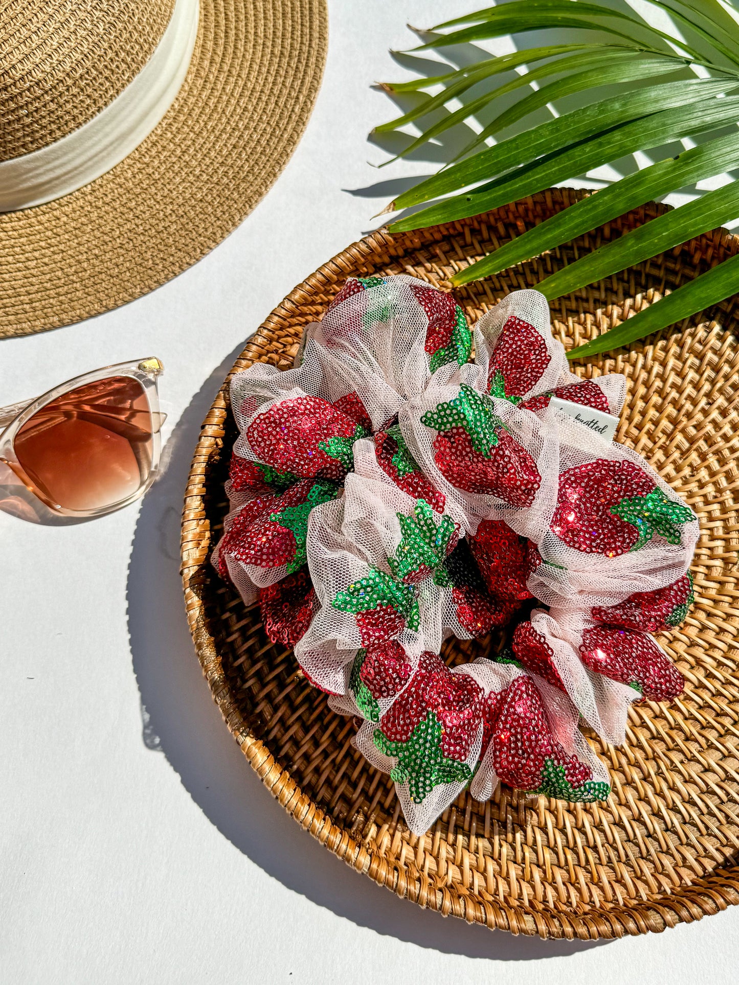 Strawberry Fields | Classic Scrunchie