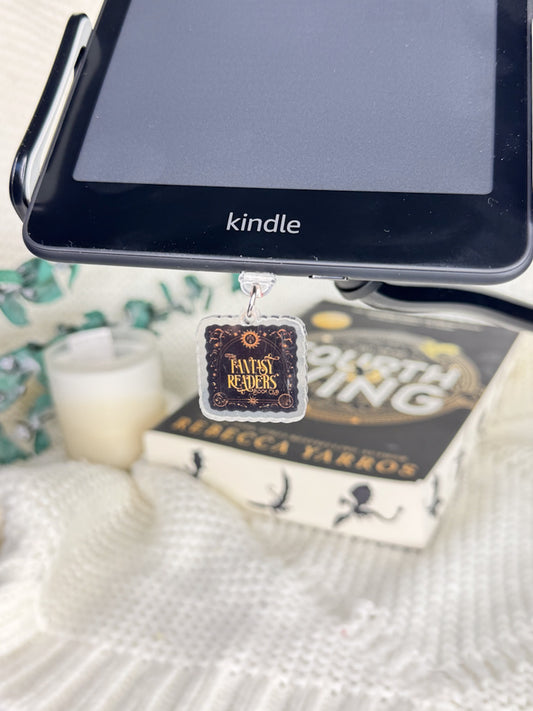Fantasy Readers Bookclub Kindle Charm