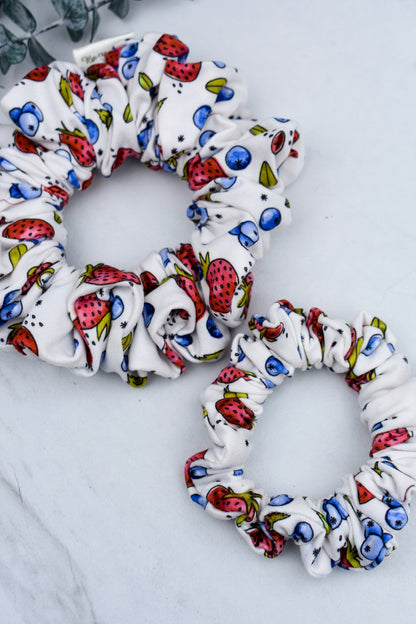 Berries + Cream Scrunchie