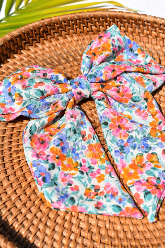 Sunny Blooms Bow Clip