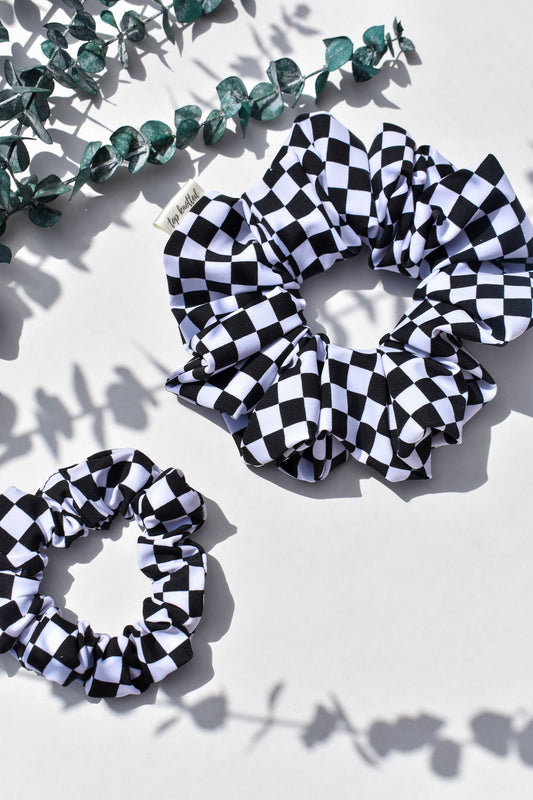 Checkmate Swim Scrunchie
