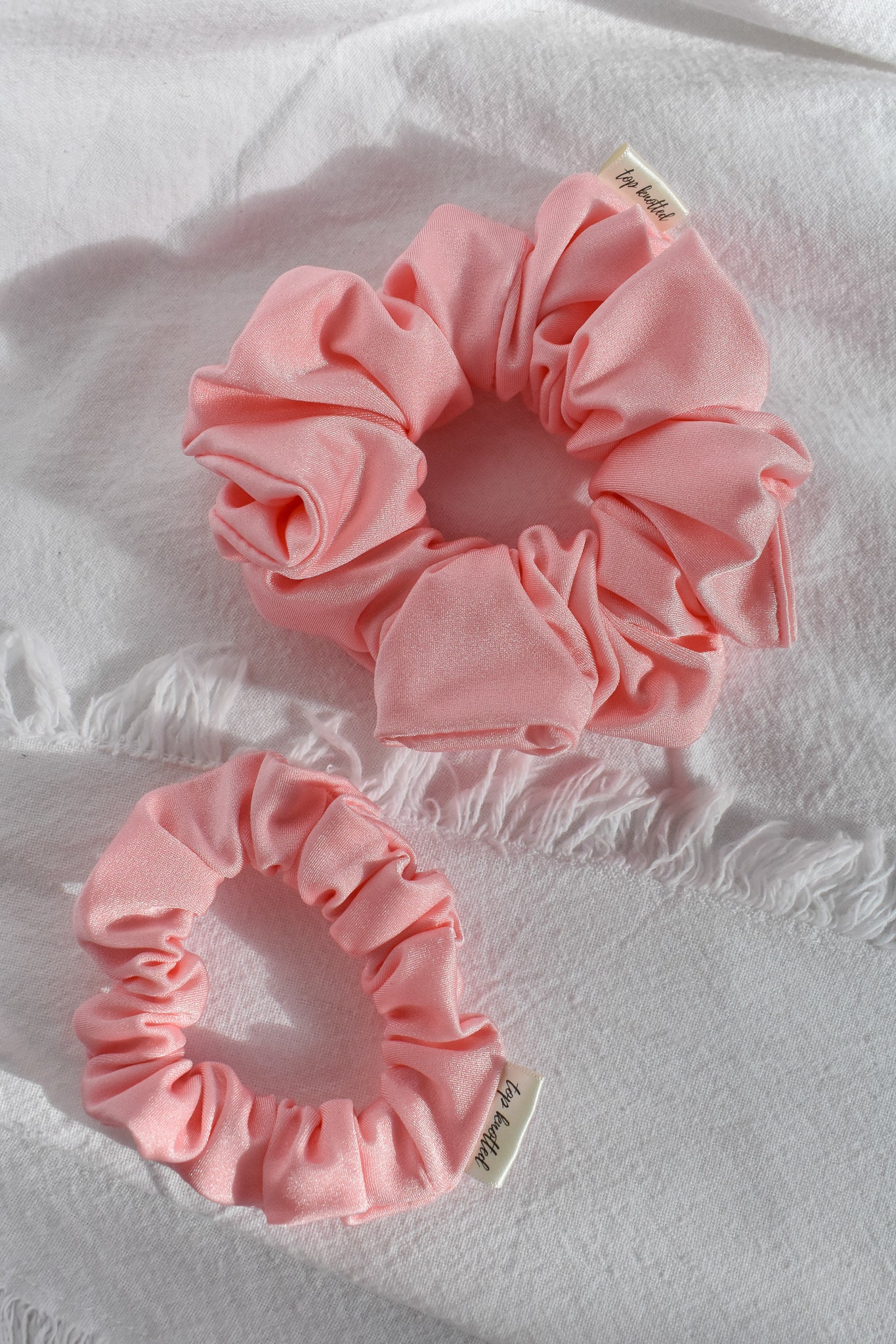 Shimmer Blush | Skinny Swim Scrunchie