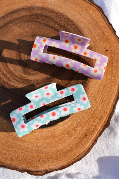 Aqua Dreamy Daisies | Classic Claw