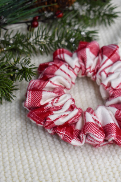 Cranberry Plaid | Classic Scrunchie