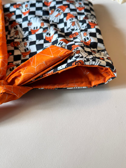 Spooky Sips Quilted Book Sleeve