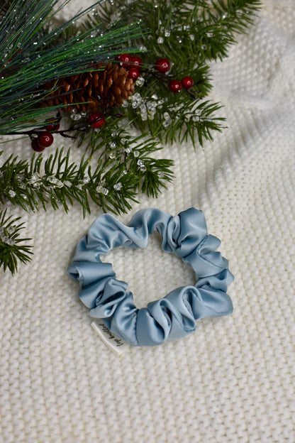 Ice Blue Scrunchie