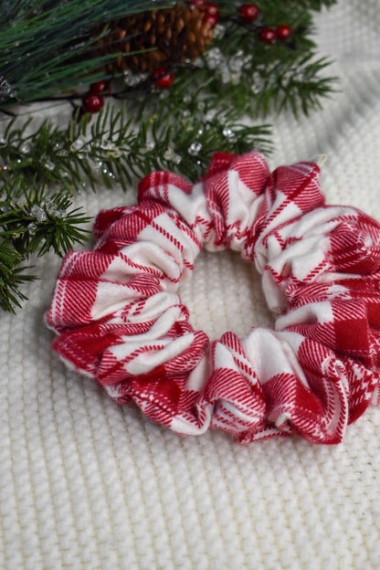 Cranberry Plaid | Classic Scrunchie