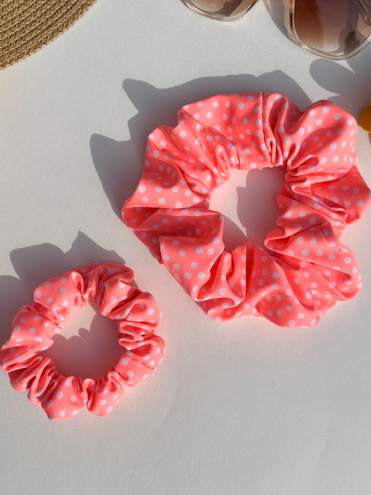 Polka Dot Bikini Swim Scrunchie