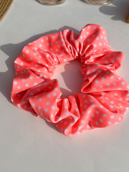 Polka Dot Bikini Swim Scrunchie