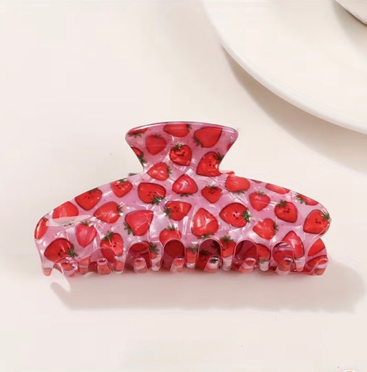 Strawberry Everyday Claw Clip