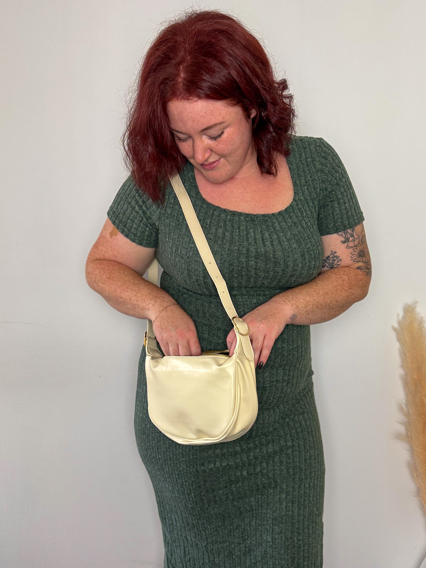 Lunar Crescent Shoulder Bag