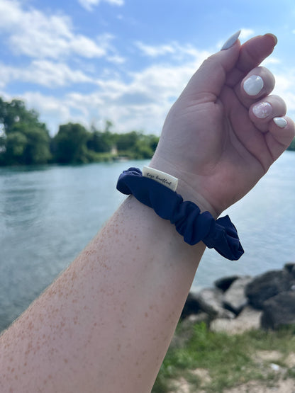 In the Navy | Skinny Swim Scrunchie