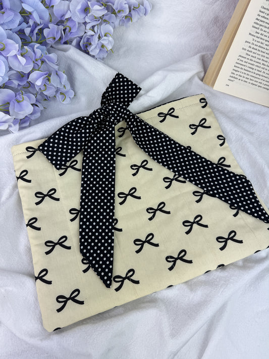 Coquette Charm Quilted Book Sleeve