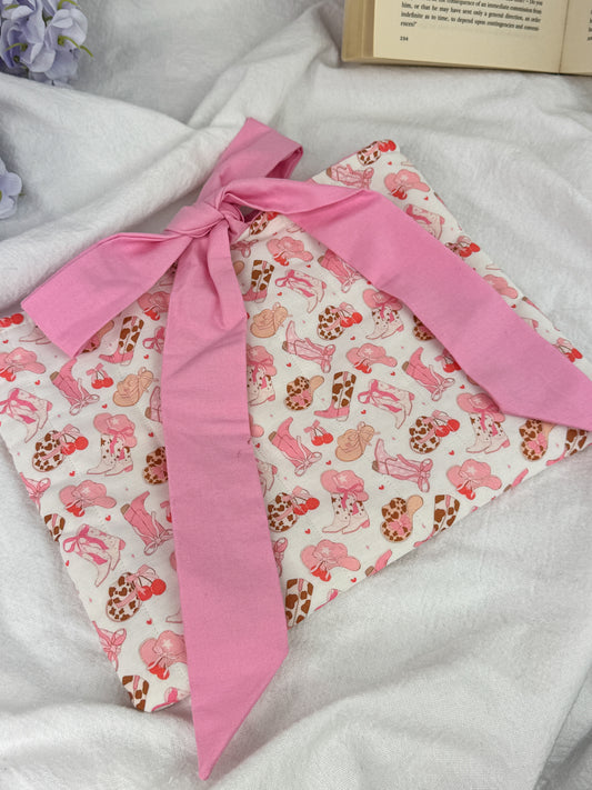 Cowgirl Cutie Quilted Book Sleeve