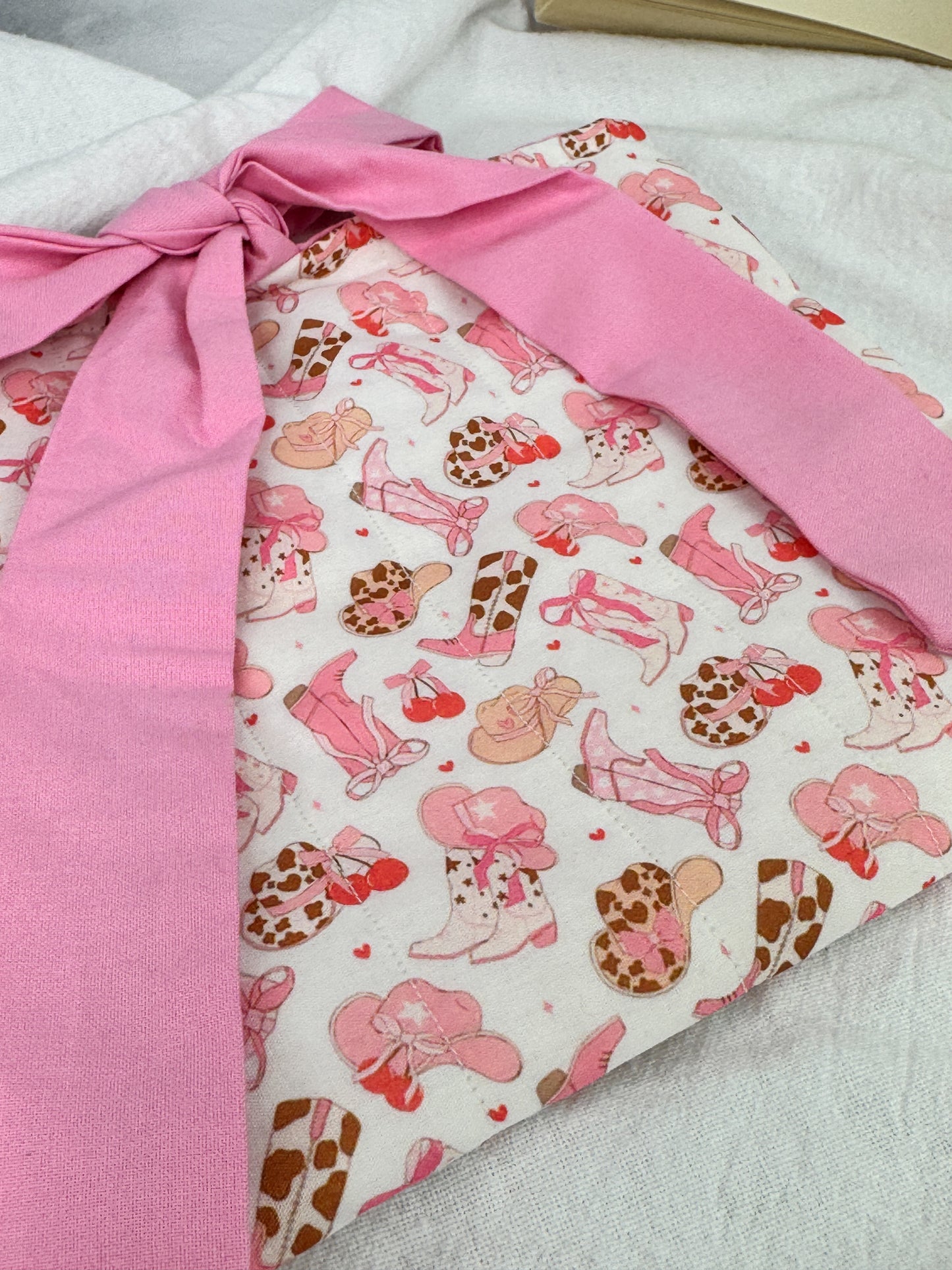 Cowgirl Cutie Quilted Book Sleeve