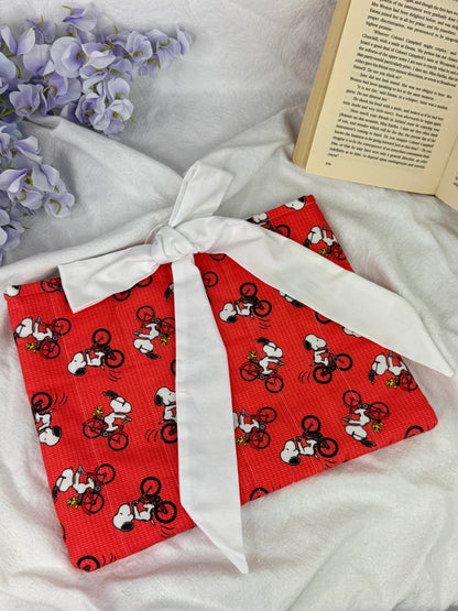 Snoopy On The Go Quilted Book Sleeve