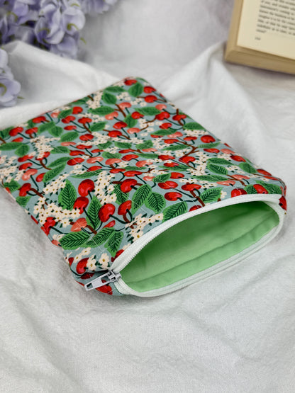Bloom and Berry Quilted Kindle Sleeve