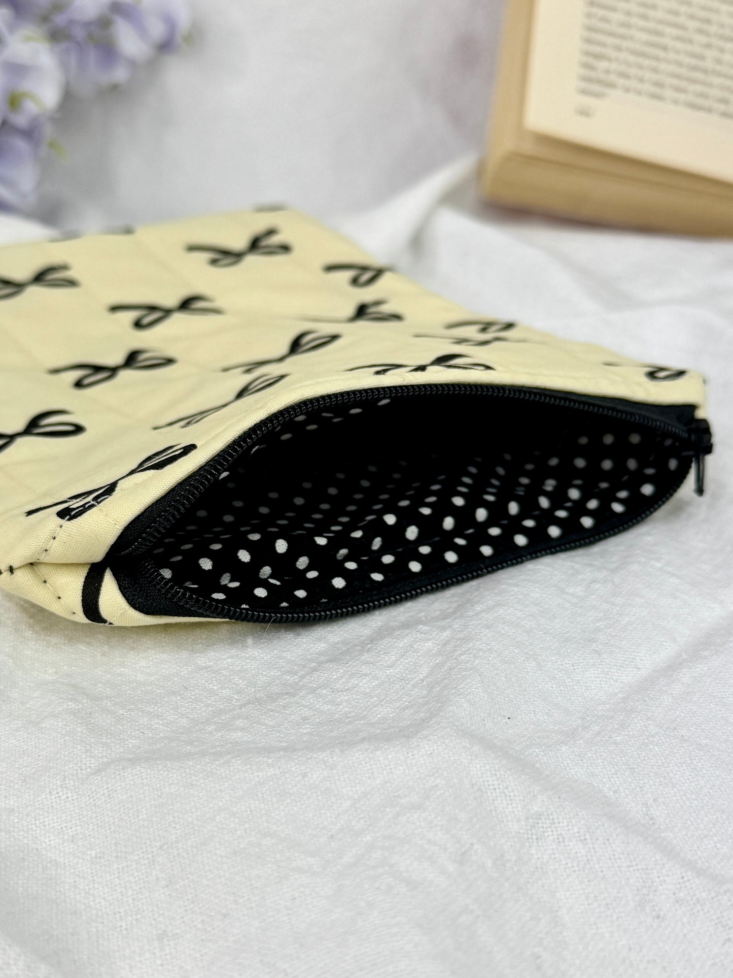 Coquette Charm Quilted Kindle Sleeve