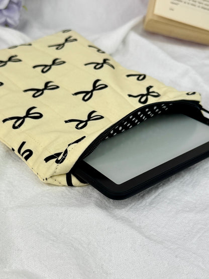 Coquette Charm Quilted Kindle Sleeve