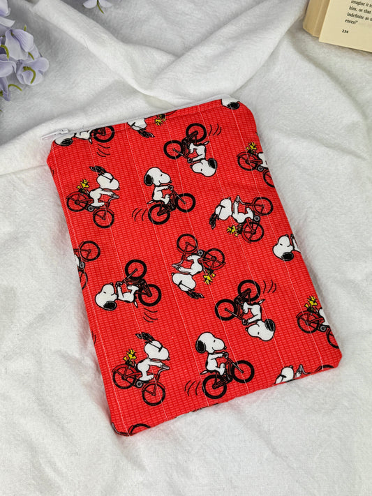 Snoopy On The Go Quilted Kindle Sleeve