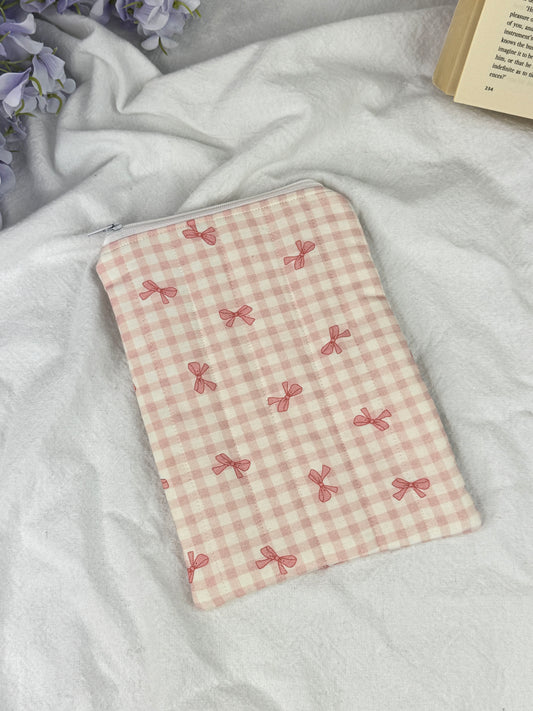 Pink Picnic Quilted Kindle Sleeve